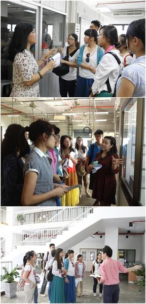 参观农工学院实验室