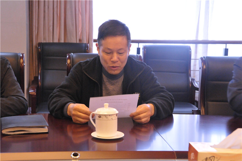无锡市军休中心副主任惠康明发言