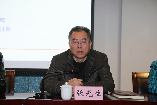 巡查组组长张光生进行巡查动员