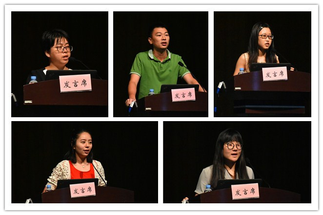商学院学工组老师介绍各自分管的块面工作