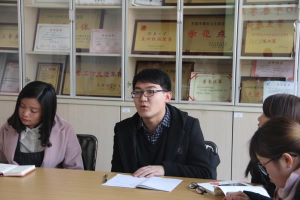 学生干部代表发言