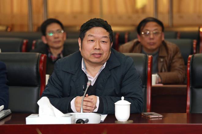 校长陈坚发表看法并提出要求