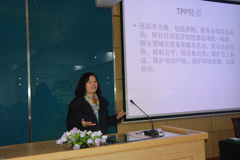 谢玉梅教授作报告