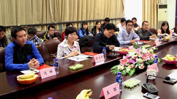江苏大学团委一行来我校交流考察