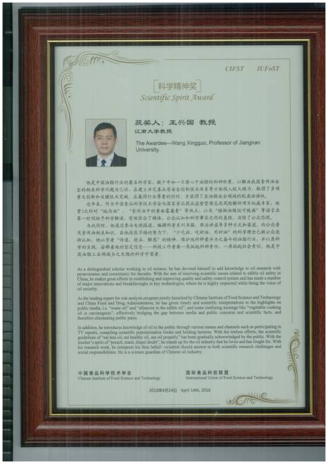 获奖证书