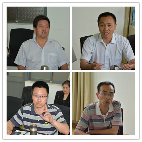 中心组成员积极发言