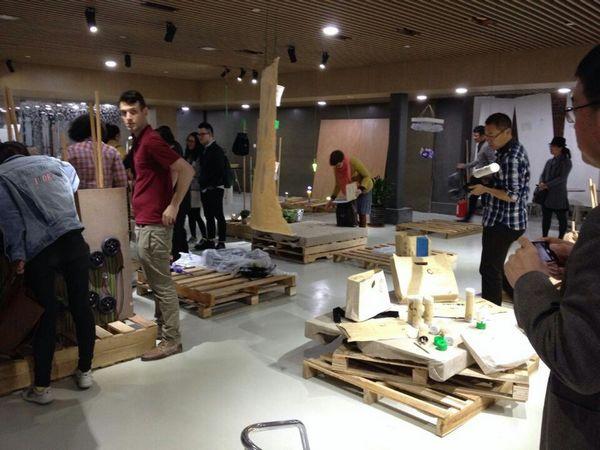 项目工作坊作品制作现场