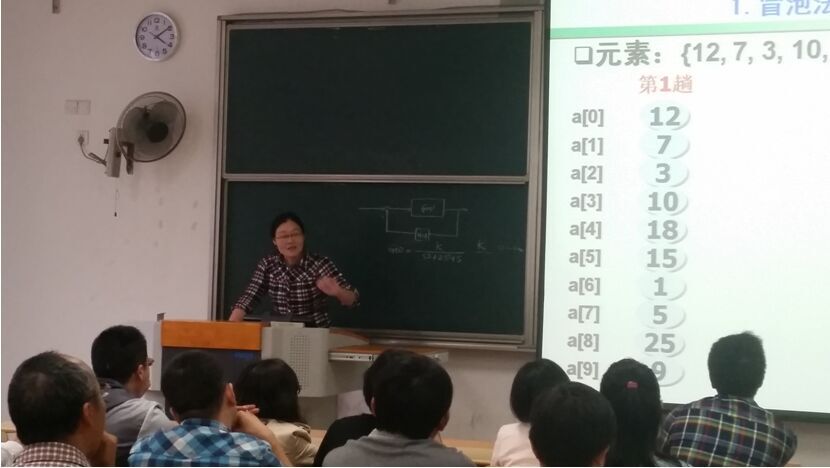 钱瑛老师进行课堂教学展示