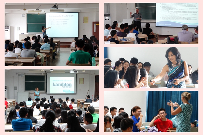 合作院校与部分学生会谈