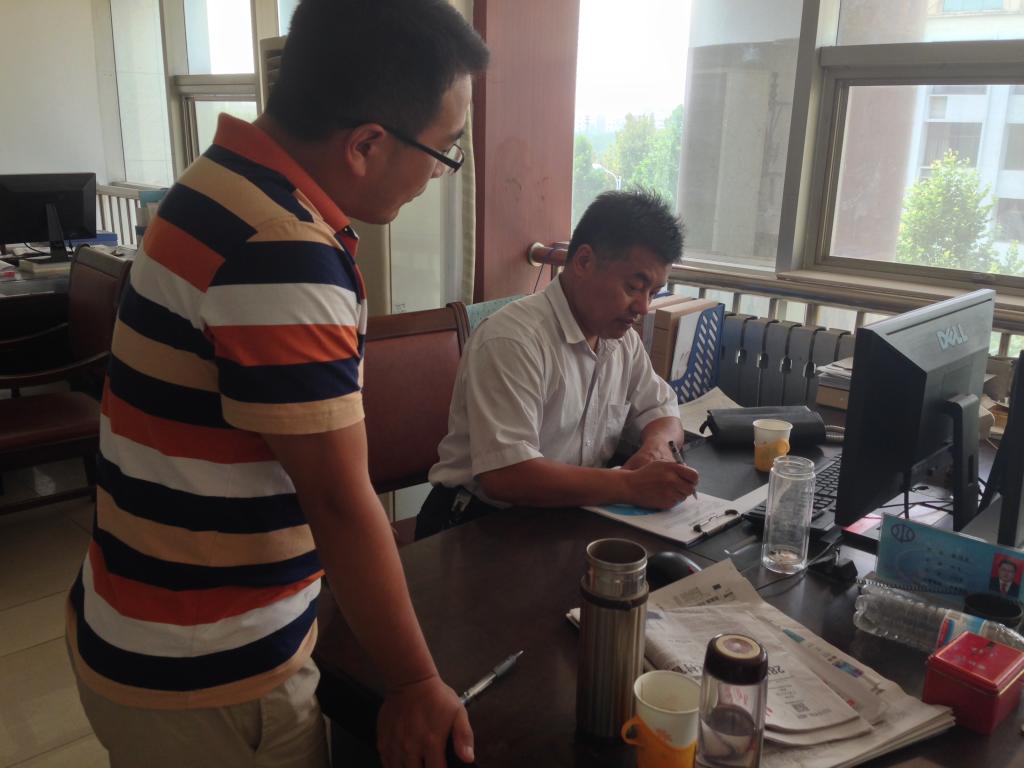 走访济阳县水务局