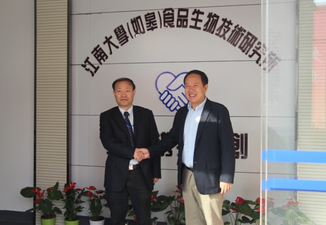 顾正彪副校长欢迎李世收副院长一行现场调研