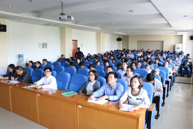 教学心得分享会现场