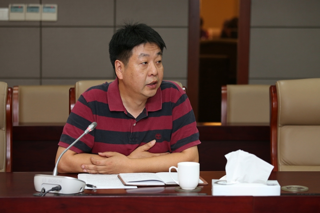 党委宣传部长倪松涛讲话