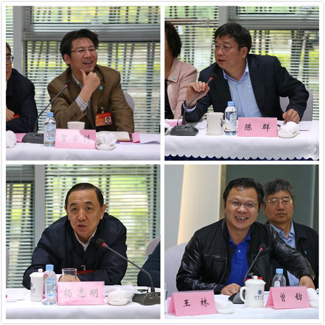 考察团成员建言献策