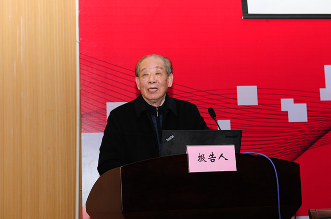 基金发起人，食品学院首任院长姚惠源教授做题为“凝心聚力，坚定前行”的发言