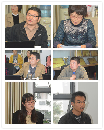 师生党员代表积极发言