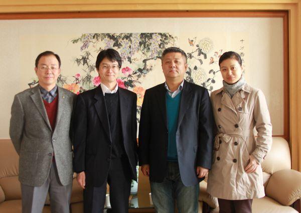 会谈合影