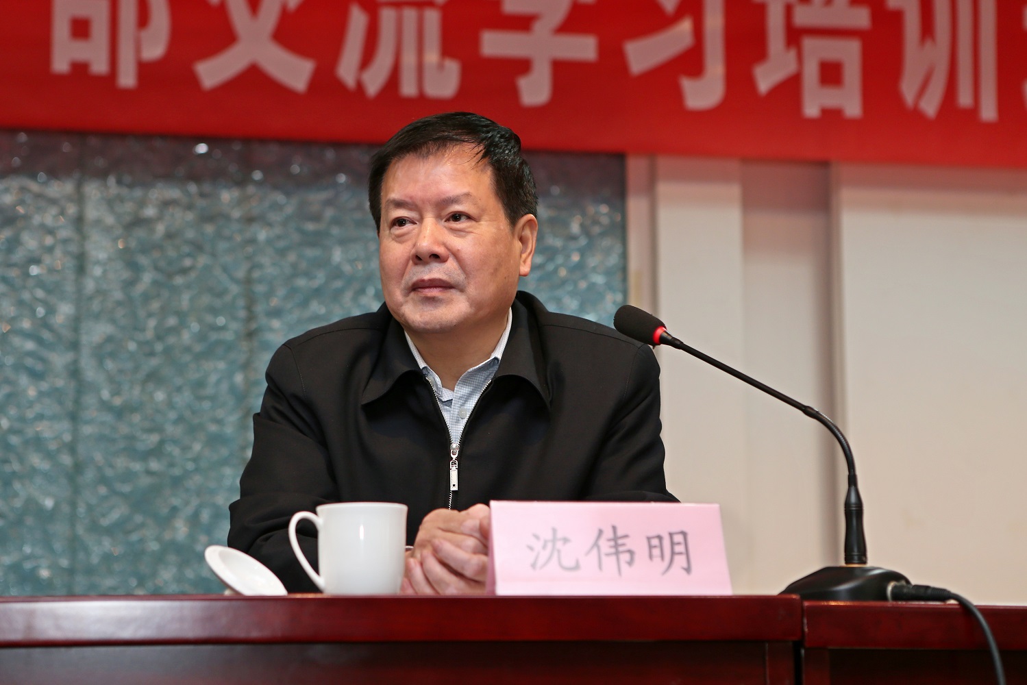 无锡市委组织部副部长沈伟明讲话