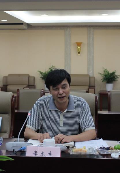 江苏省科技厅条件处李太生副处长讲话