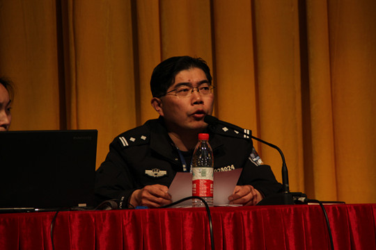 滨湖区公安分局内保大队长沈建华警官宣讲