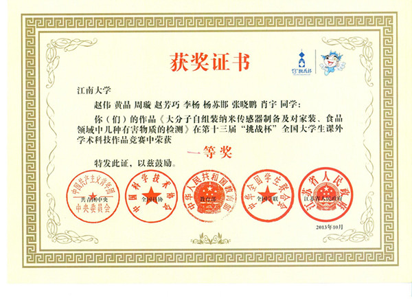 十三届挑战杯全国一等奖-赵伟