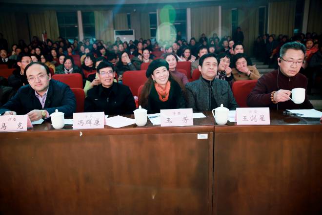 现场评委老师