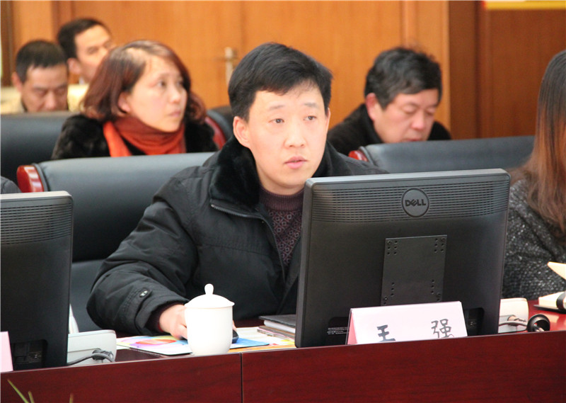 后勤信息化建设工作小组王强发言