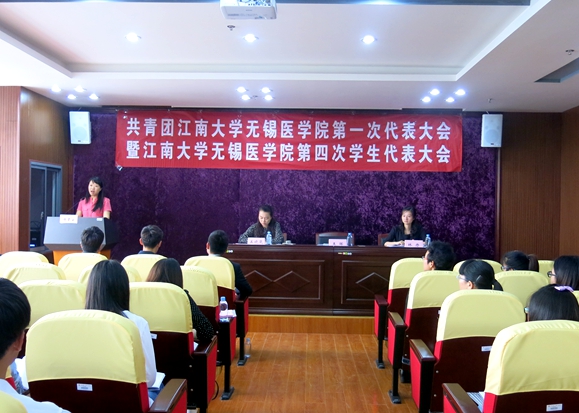 图4.校团委王晖书记致辞
