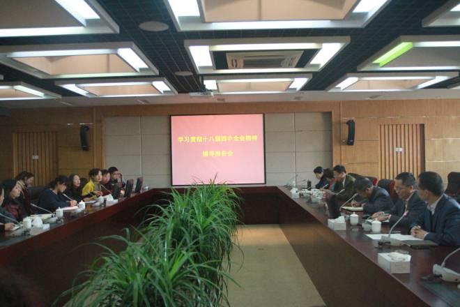 辅导报告会现场