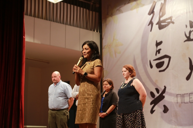美国诺斯伍德大学国际学院院长Mamiko致辞