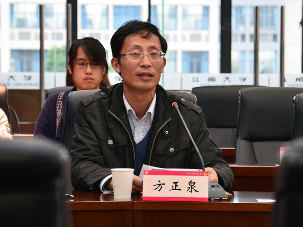 校团委书记方正泉回顾总结本次“挑战杯”历程