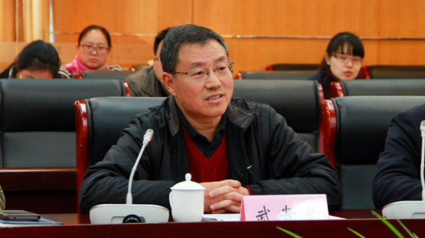 校党委书记武贵龙寄语挑战学子