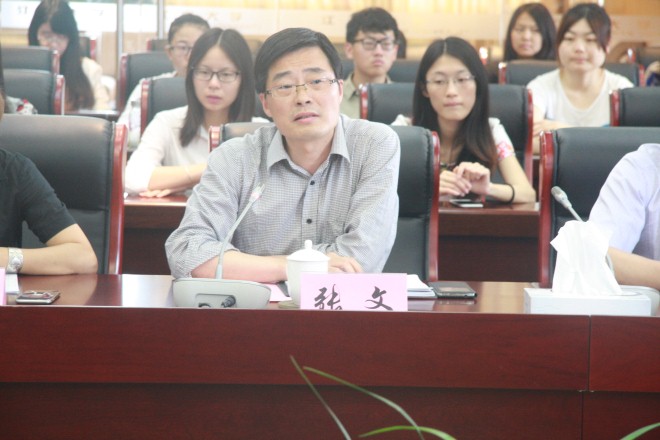 社会资源处副处长张文致辞