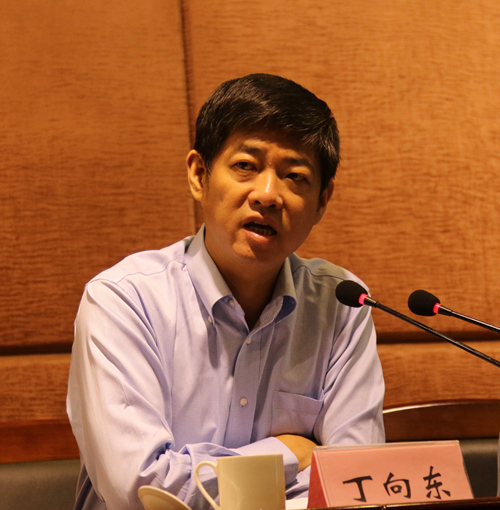 弘成教育集团总裁丁向东作了《学习中心建设的实践与思考》的大会报告