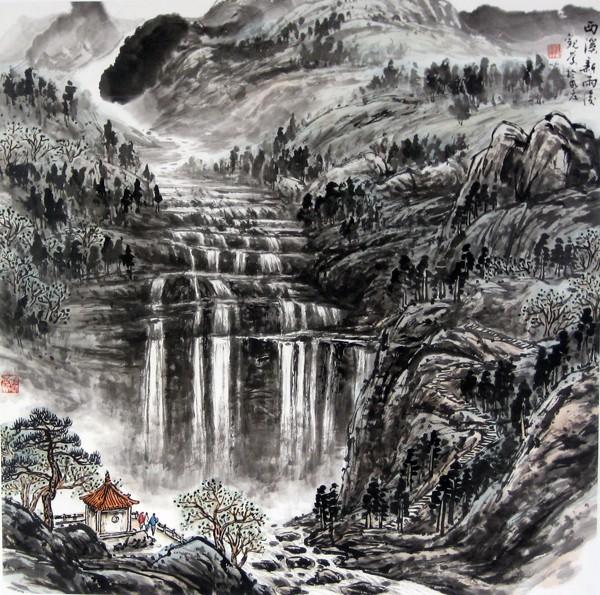 《西溪新雨》