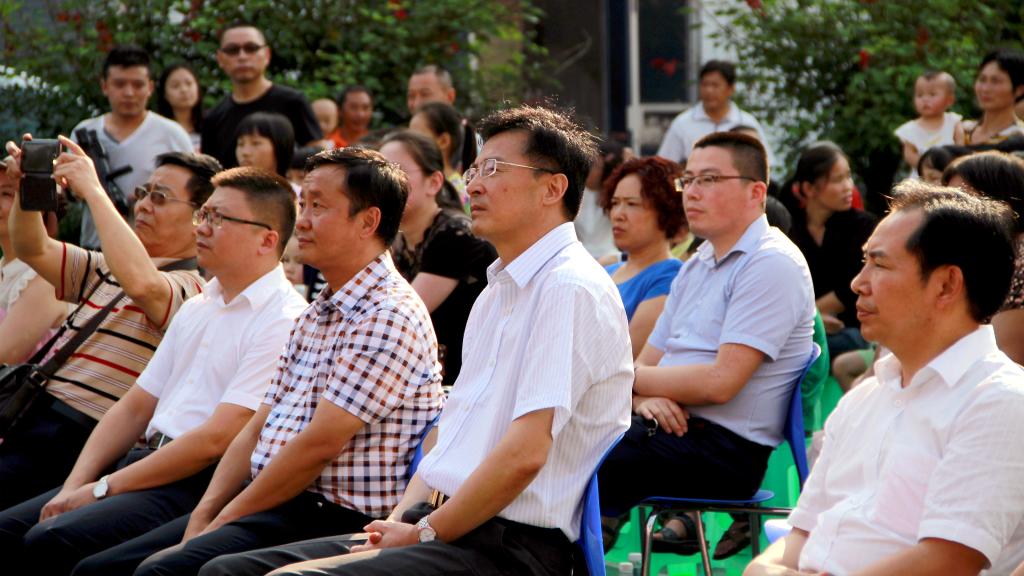 遂宁市相关领导观看演出