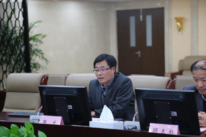 张文副处长介绍校友会