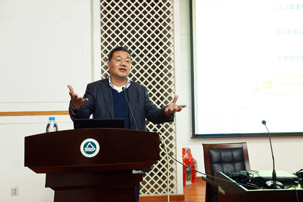 纪志成副校长鼓舞学子