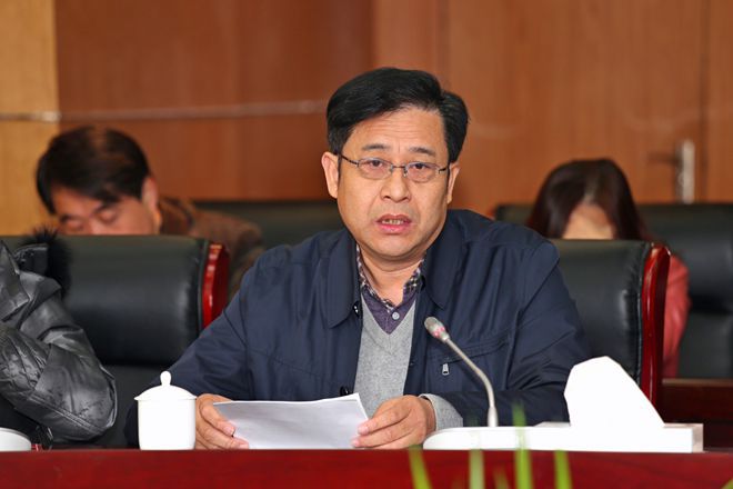 后勤保障系统党委书记王剑星同志发言