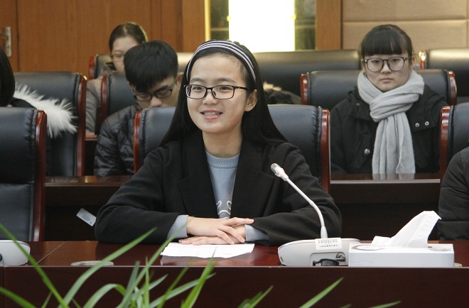 学生代表发言