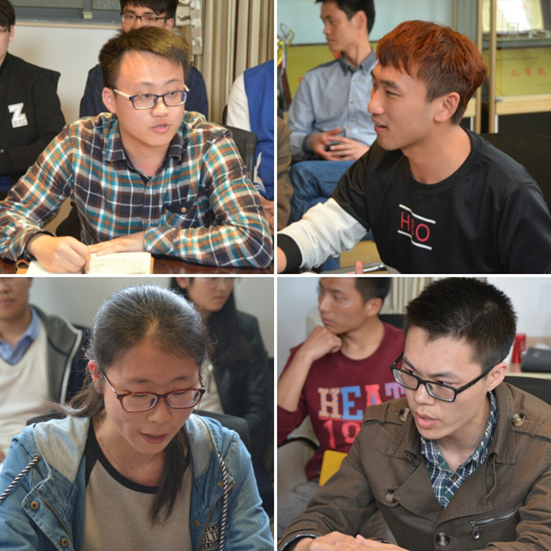 学生党员积极发言