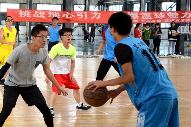 生工学院与药明康德校企篮球赛