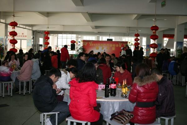 2012年寒假留校学生新年团拜会现场