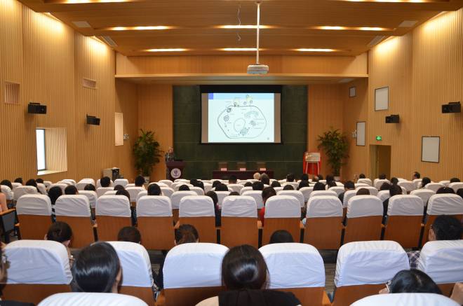 德国ESSEN大学医学院Sandra Ciesek教授作报告