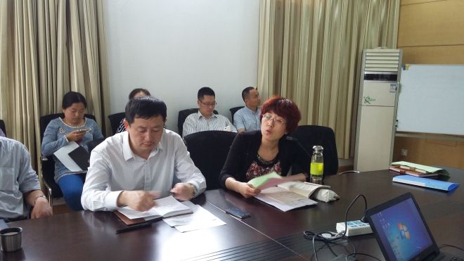 张菁燕书记部署网站建设、文化建设工作
