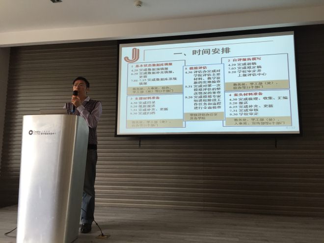 杨延副处长做主题报告