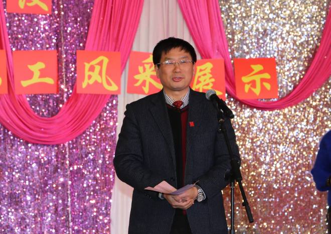 副校长田备致辞