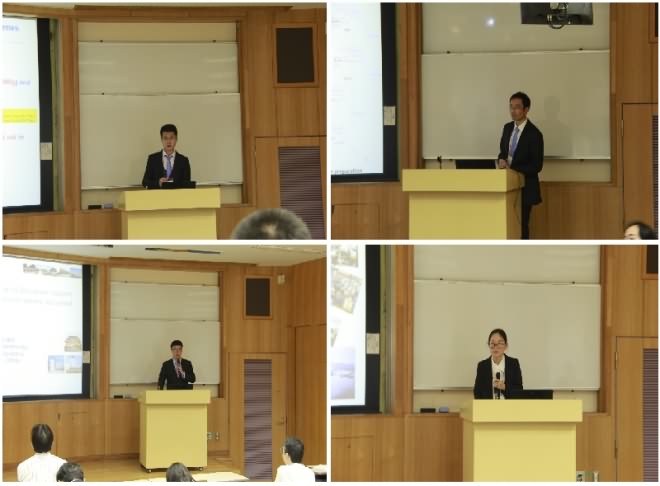 学生报告现场