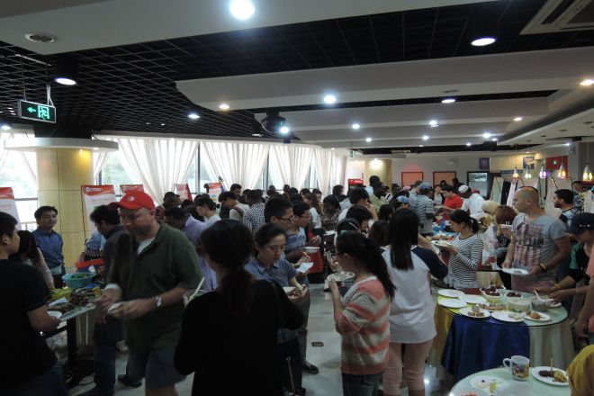美食文化展现场图