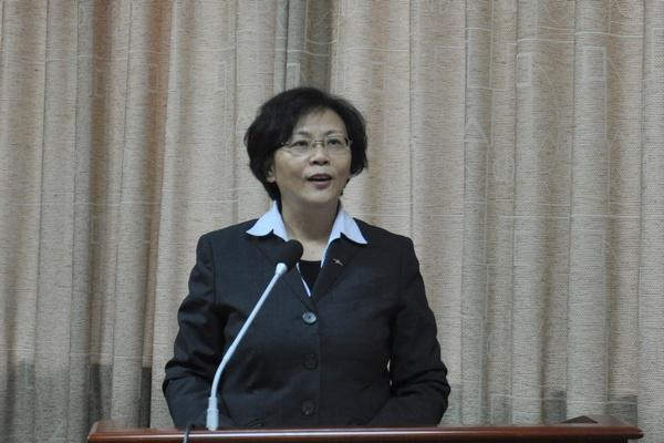 克朗斯贸易有限公司CFO周淑琴女士致辞